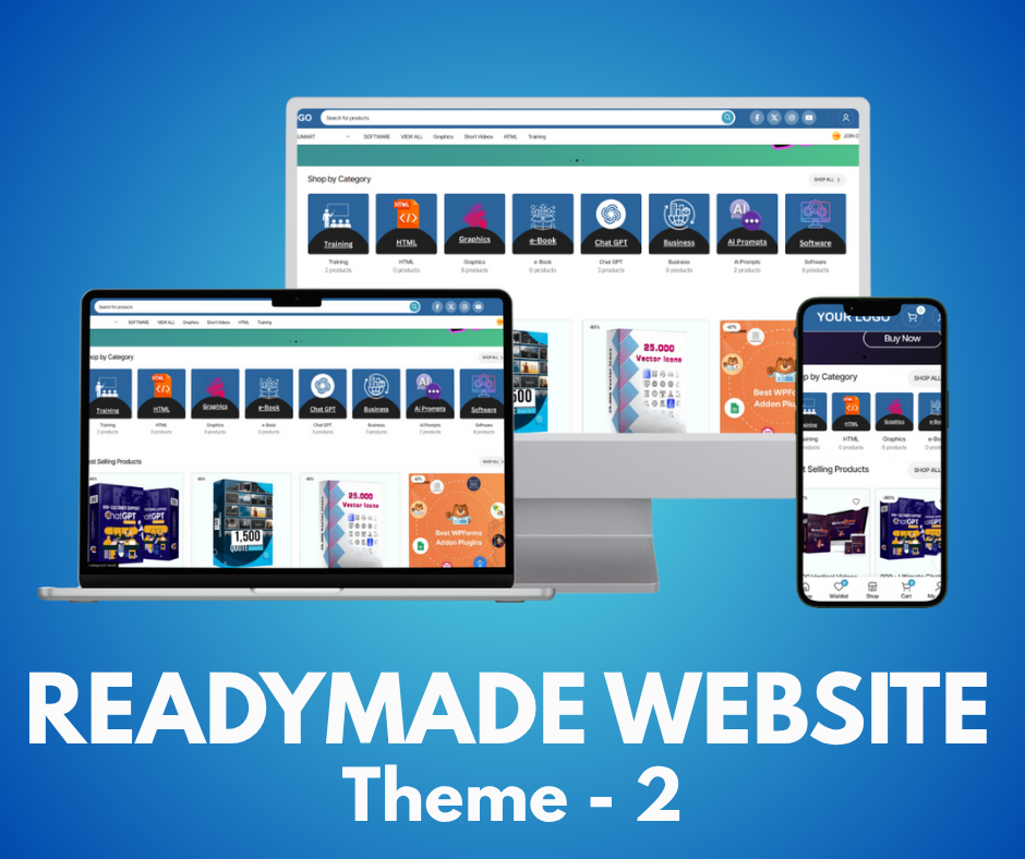 Readymade Website (WordPress)